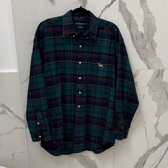 Polo Ralph Lauren Other - Vintage Polo Ralph Lauren Blake Dog Tartan Plaid Button Down Oxford
